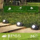 Kit com 3 unidades - Luz solar à prova d'água para paisagens rochosas