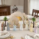 Cenário Completo da Ressurreição de Jesus com Luz LED ✝️ Decoração Cristã