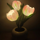 Luminária Tulipa LED  5 em 1 🌷 - Elegância e Charme em Cada Detalhe