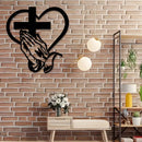 ✝️ Decoração de parede  - Um símbolo de fé e amor 😍✝🧡