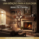 ✝️ Cruz decoração de parede ❤️ amor & fé ✝🛐