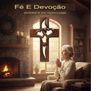 ✝️ Cruz decoração de parede ❤️ amor & fé ✝🛐