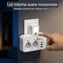 💡 Interruptores independentes, design compacto e segurança máxima 🏠