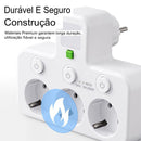 💡 Interruptores independentes, design compacto e segurança máxima 🏠