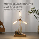 💡 Luminária Industrial Retrô - moinho de vento 🎇