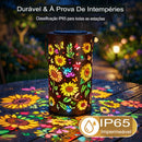 Luminária com girassol - kit com 2 unidades 🌜🧡